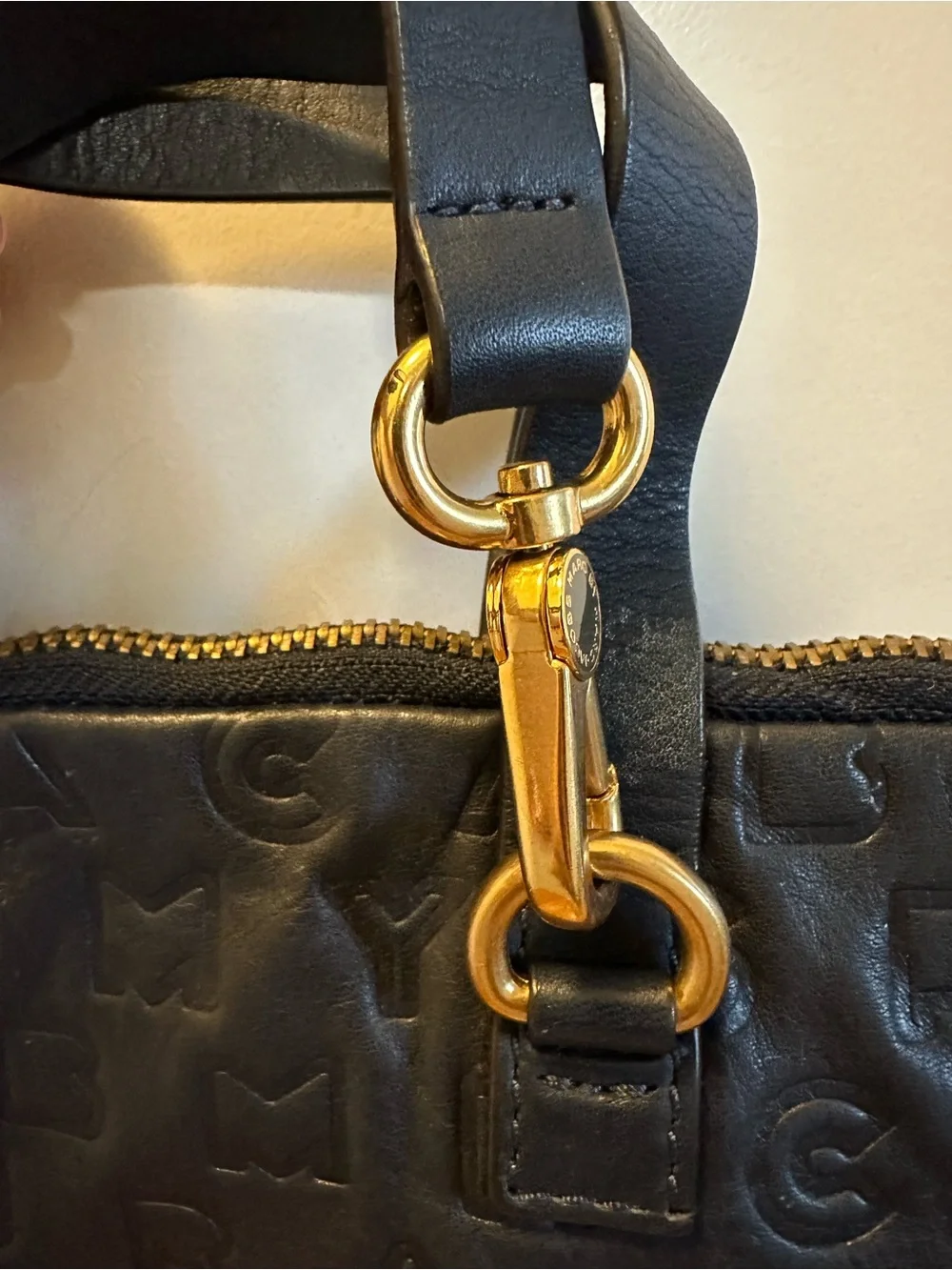 Marc by Marc Jacobs Navy Leather Laptop Bag Briefcase